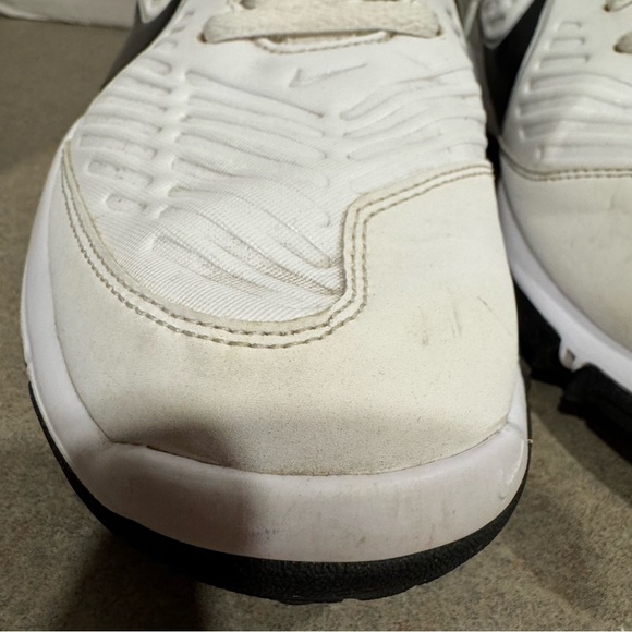 Nike Golf Explorer 2 Men Spikeless White Black Lace-up Golf Shoes 8.5